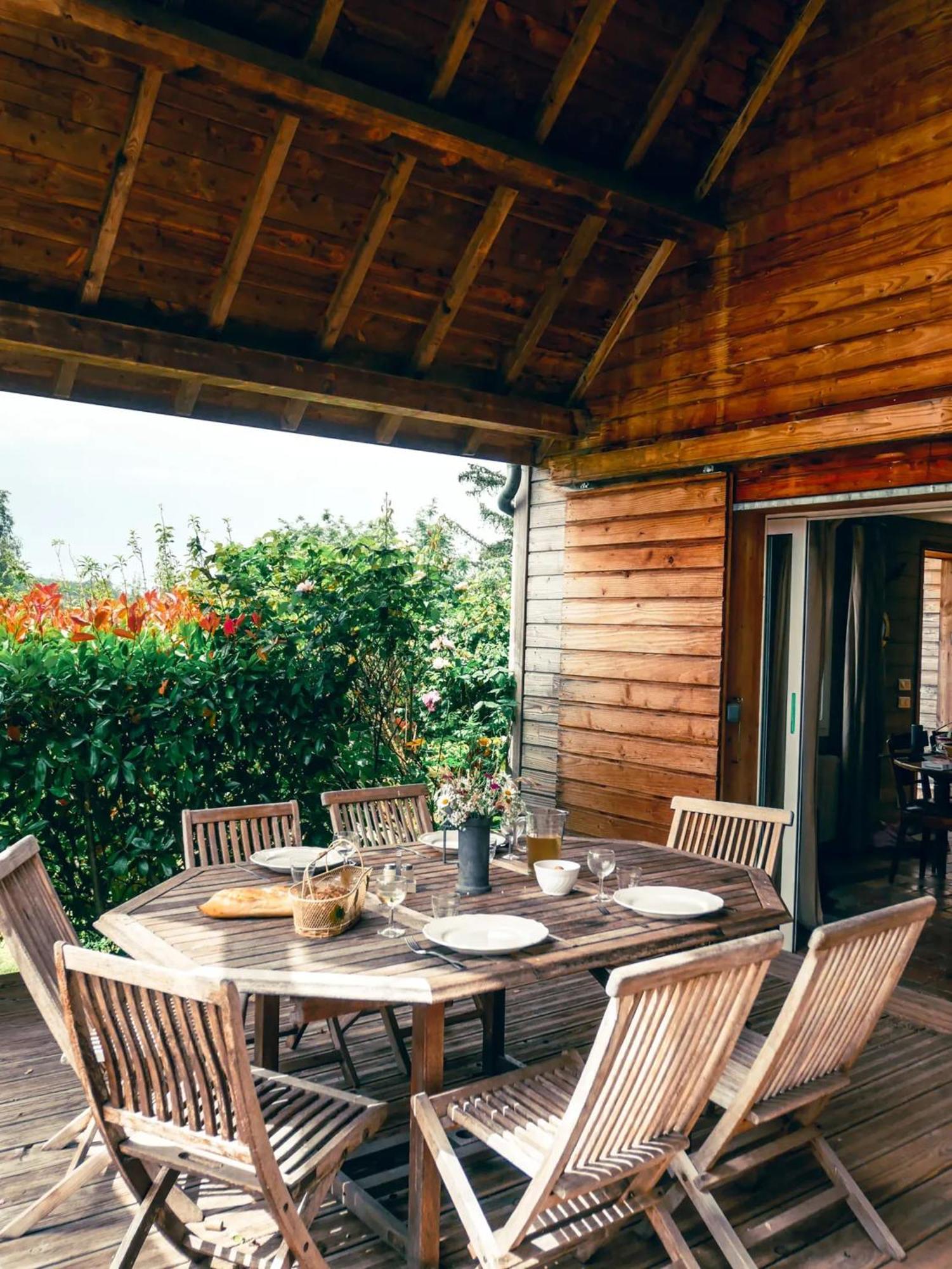Chalet Chaleureux A Marigny-L'Eglise Avec Vue Sur Lac Et Montagne 外观 照片