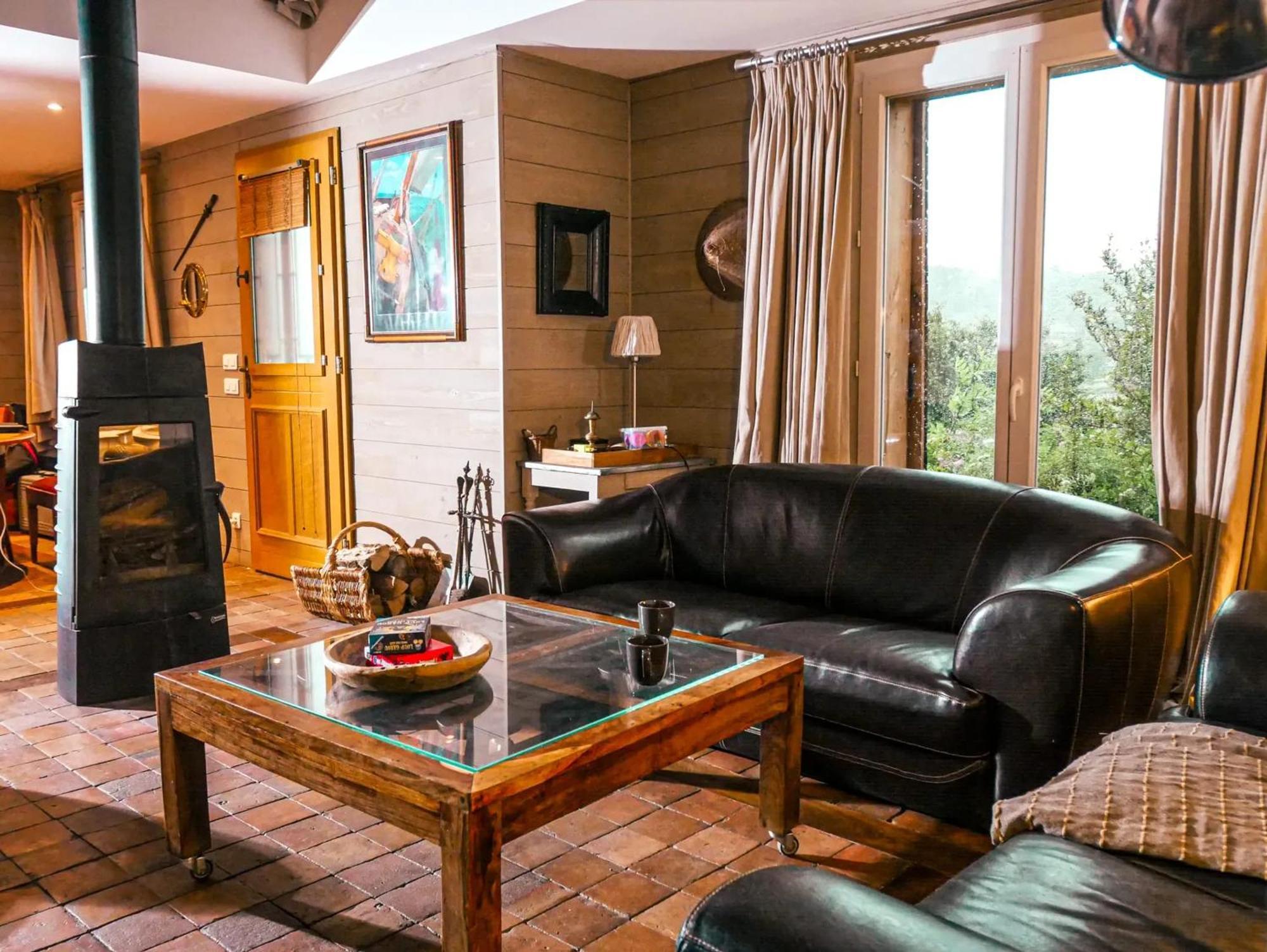 Chalet Chaleureux A Marigny-L'Eglise Avec Vue Sur Lac Et Montagne 外观 照片